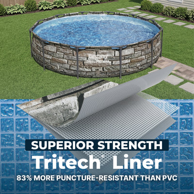 Bestway 56817E 12' x 30" Steel Pro Max Round Above Ground Pool w/ Pump(Open Box)