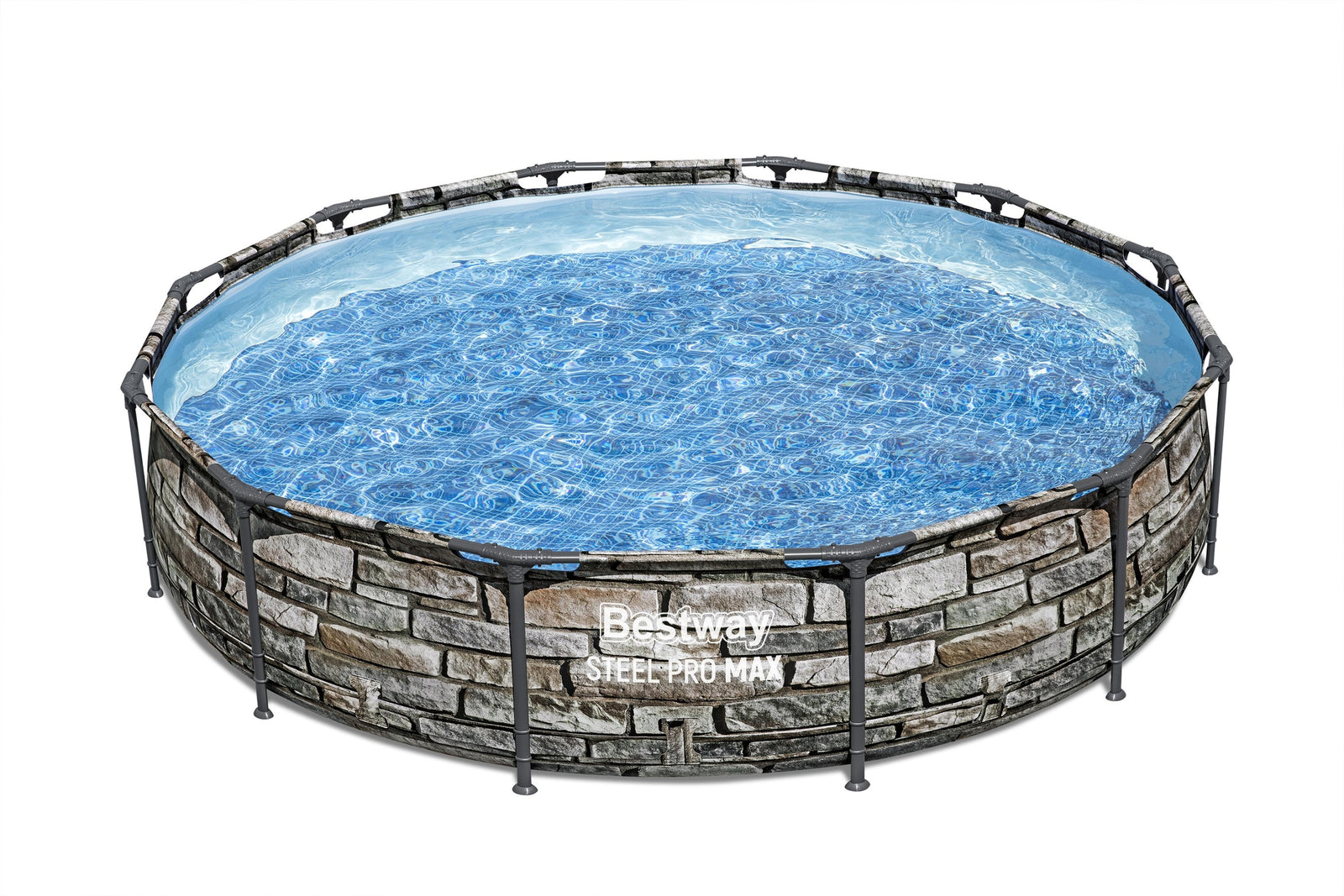 Bestway 56817E 12' x 30" Steel Pro Max Round Above Ground Swimming Pool w/ Pump - VMInnovations