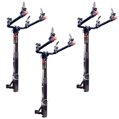 Allen Sports Deluxe 2 Bike Carrier Car Mount Hitch with Folding Arms (3 Pack)