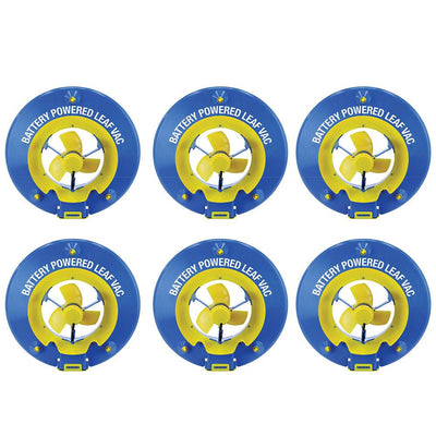 Water Tech Swimming Pool Blaster Battery Powered Hoseless Leaf Vacuum (6 Pack)