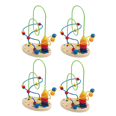Hape Toys Totally Amazing Countdown Children's Activity Maze Floor Toy (4 Pack)