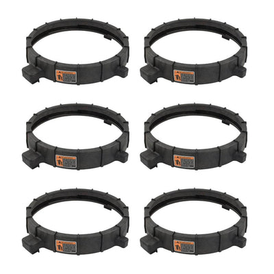 Pentair Clean & Clear Pool Spa Filter Predator Locking Ring Assembly (6 Pack)