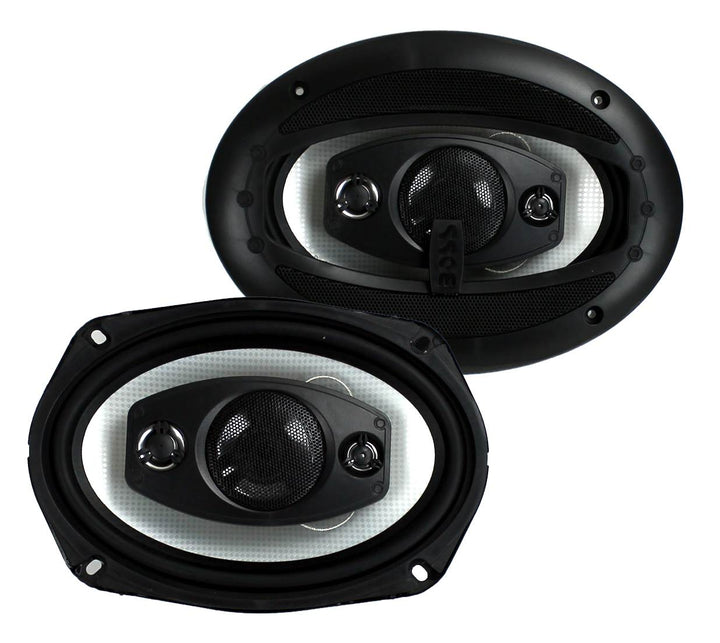 Boss Riot R94 6x9 Inch 500W 4 Way Car Coaxial Audio Speakers Stereo (8 Pack)