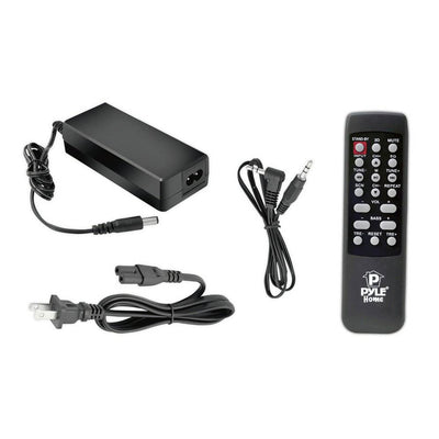 Pyle 300 Watt Bluetooth USB/SD/FM Radio Soundbar System with Remote (4 Pack)