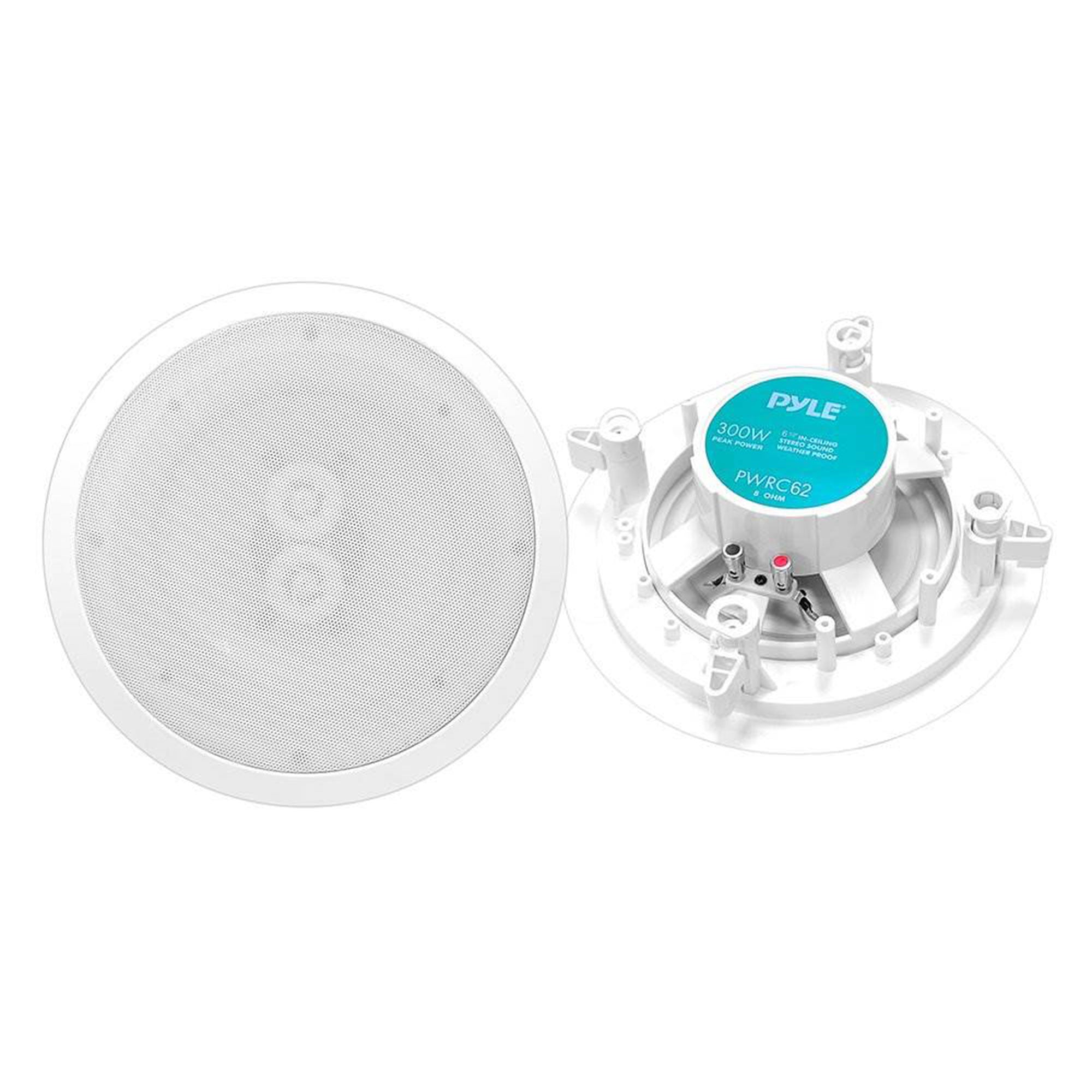 Pyle 6.5 Inch 300W Home Audio In Ceiling or Outdoor Speaker Waterproof (3 Pack) - VMInnovations