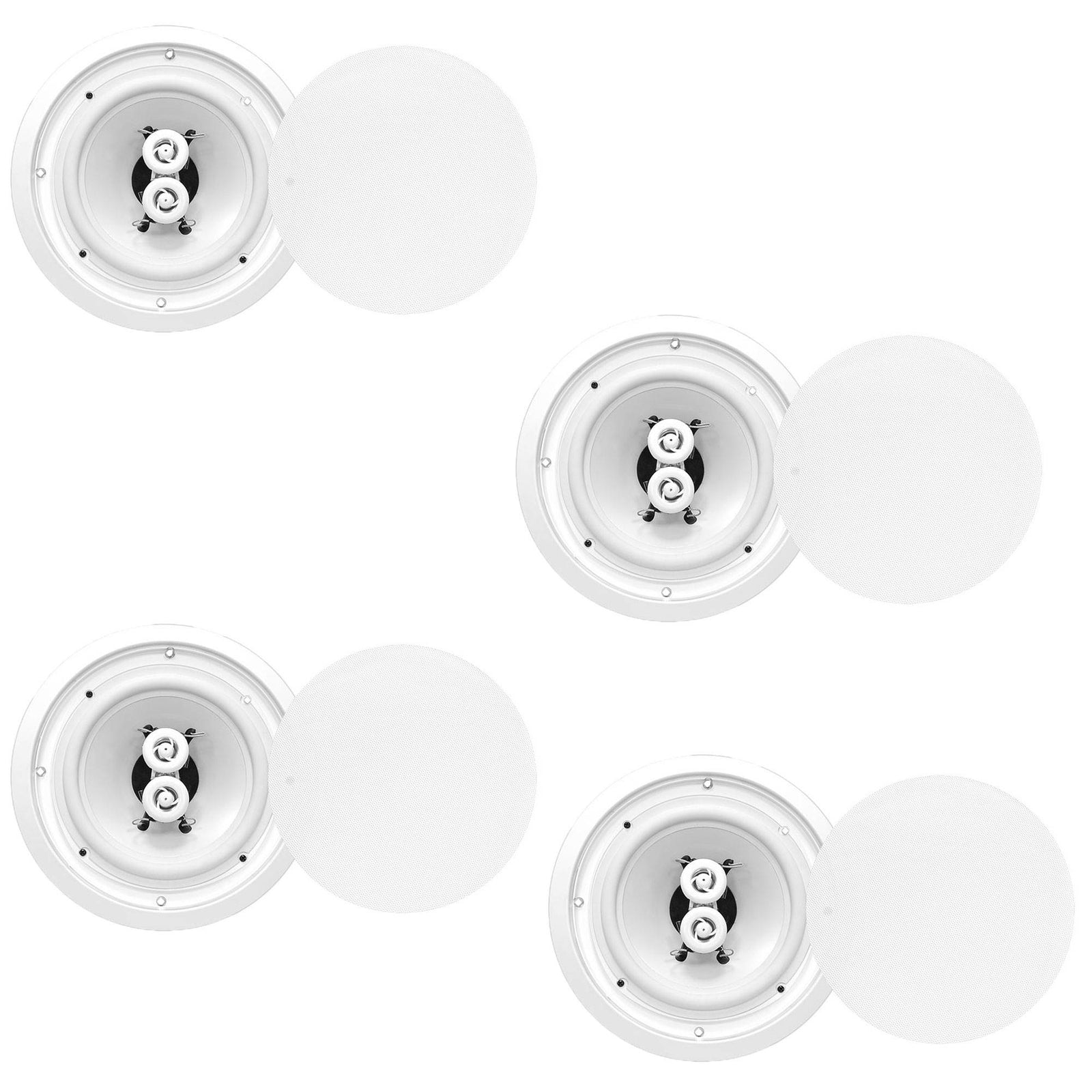 Pyle 6.5 Inch 300W Home Audio In Ceiling or Outdoor Speaker Waterproof (4 Pack) - VMInnovations