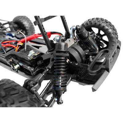 Redcat Racing Blackout SC 1/10 Scale Brushed Electric RC Truck, Red (4 Pack)