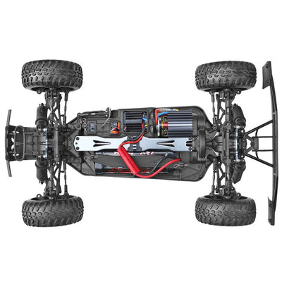Redcat Racing Blackout SC 1/10 Scale Brushed Electric RC Truck, Red (4 Pack)