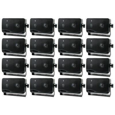 PYRAMID 2022SX 3.75" 200W 3-Way Car Audio Box Car/Inside Home Speakers (8 Pack) - VMInnovations