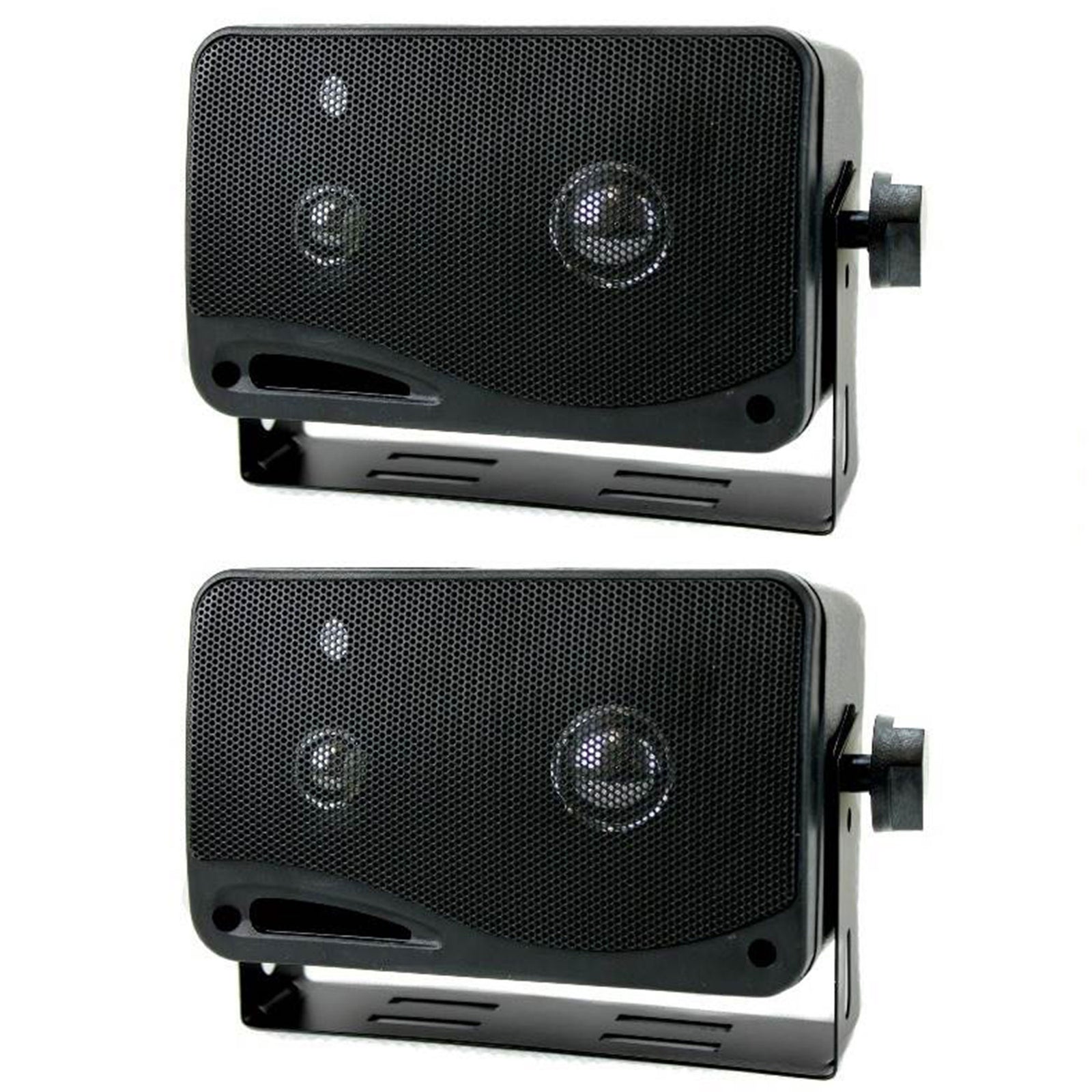 PYRAMID 2022SX 3.75" 200W 3-Way Car Audio Box Car/Inside Home Speakers (8 Pack) - VMInnovations