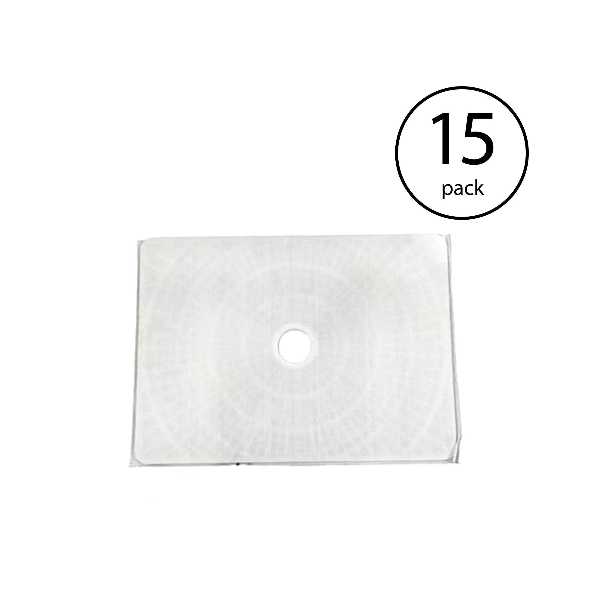 Unicel FG-2417 Replacement Rectangle DE Grid Pool Filter w/Center Port, 15 Pack