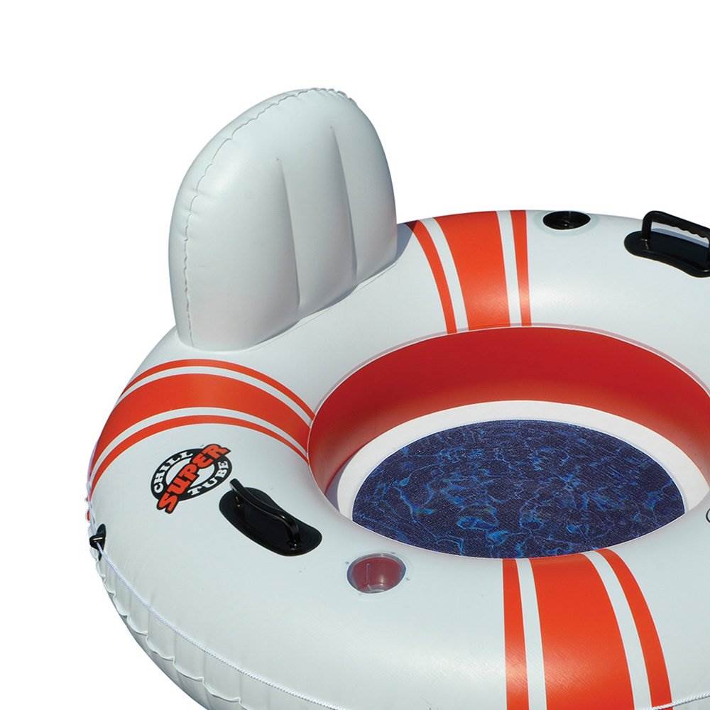Swimline Super Chill Vinyl with Nylon Mesh Single Seat Tube Pool Float (6 Pack)