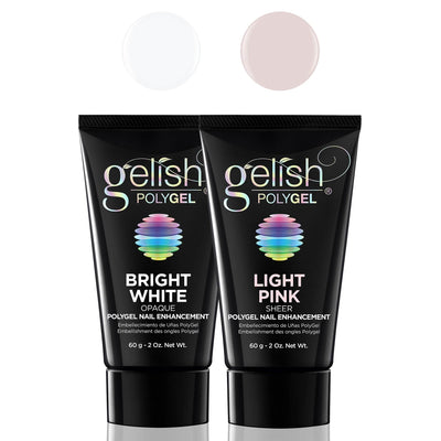 Gelish PolyGel Professional Nail Technician Enhancement French Kit (6 Pack)