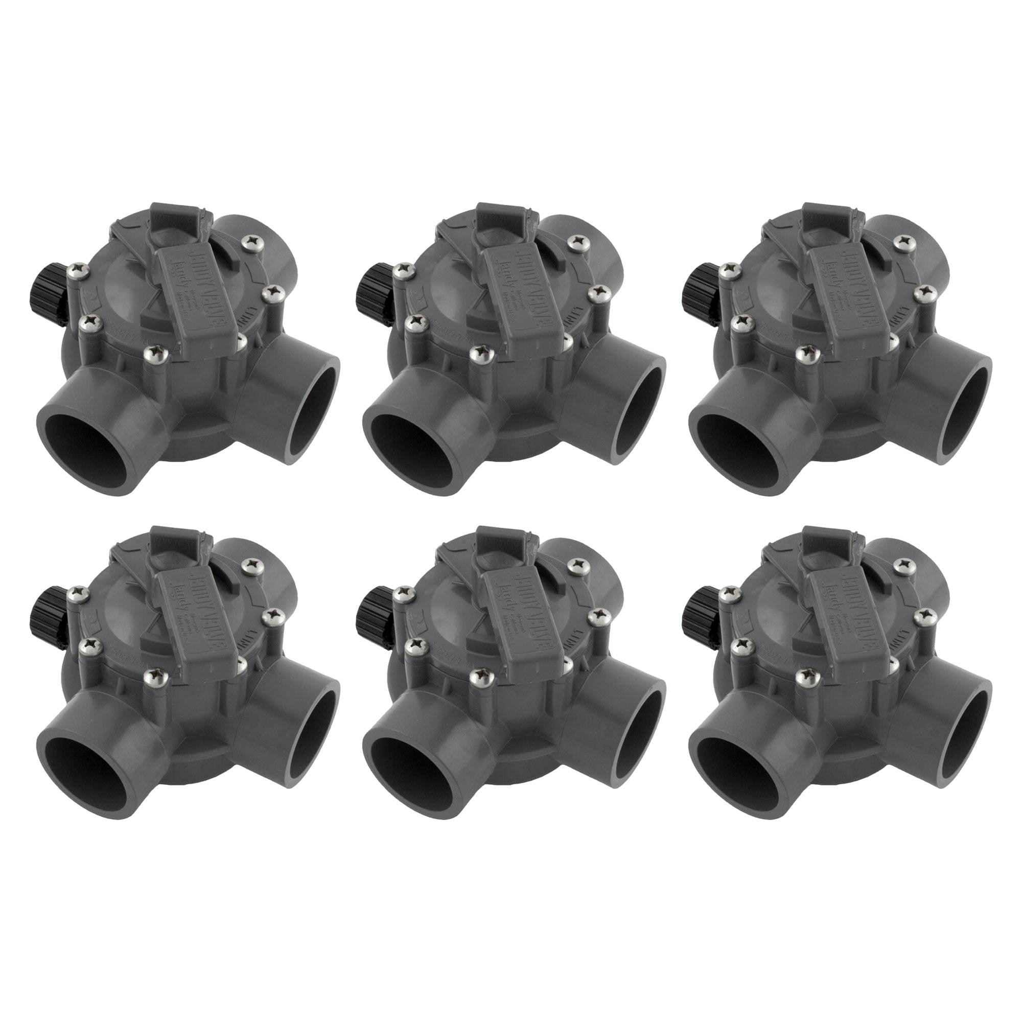 Jandy 1154 Pool & Spa 3-Way Port Valve 1 1/2"-2" Positive Seal CPVC (6 Pack)