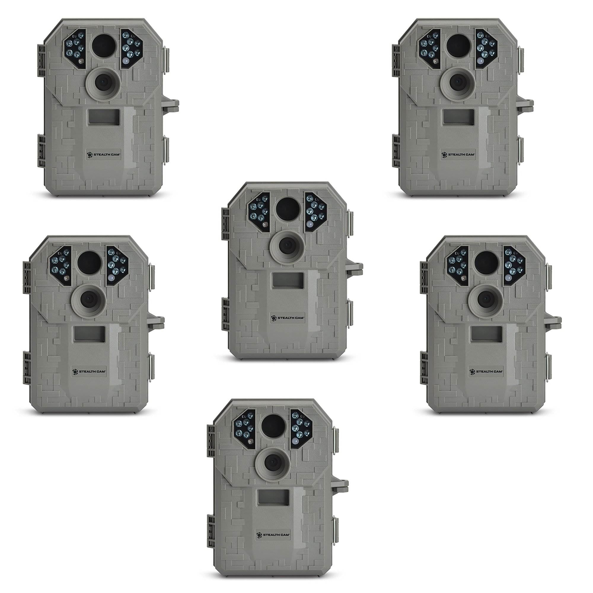 Stealth Cam P12 IR 6.0 MP Scouting Trail Hunting Game Video Camera (6 Pack)