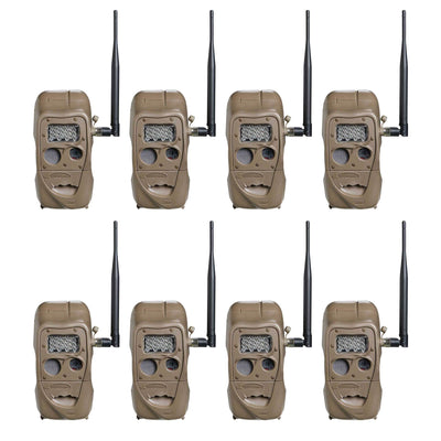Cuddeback CuddeLink 20MP Long Range Wireless Hunting Game Trail Camera (8 Pack)