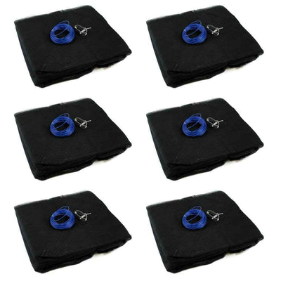 Swimline 21 Foot Round Above Ground Swimming Pool Leaf Net Top Cover (6 Pack)