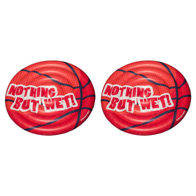 Swimline Giant Basketball Inflatable Swimming Pool Raft Ride On Float (2 Pack)
