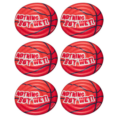 Swimline Giant Basketball Inflatable Swimming Pool Raft Ride On Float (6 Pack)