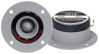 Pyramid 300 Watt 3.25" Super Car Audio Aluminum Tweeters Horn Bullet (24 Pack) - VMInnovations