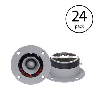 Pyramid 300 Watt 3.25" Super Car Audio Aluminum Tweeters Horn Bullet (24 Pack)