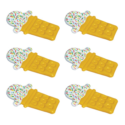 Swimline Ice Cream Dream Float Inflatable Swimming Pool Toy Raft  (6 Pack) - VMInnovations