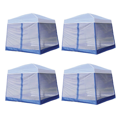 Z-Shade 10 Foot Angled Leg Screenroom Shelter (Canopy Not Included) (4 Pack)
