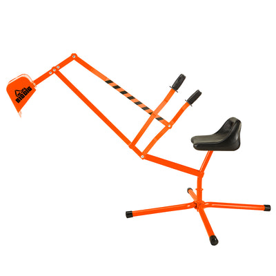 The Big Dig Special Edition Sand Digger Excavator w/ 360 Degree Rotation, Orange