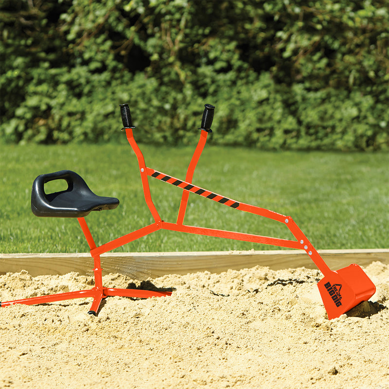 The Big Dig Special Edition Sand Digger Excavator w/ 360 Degree Rotation, Orange