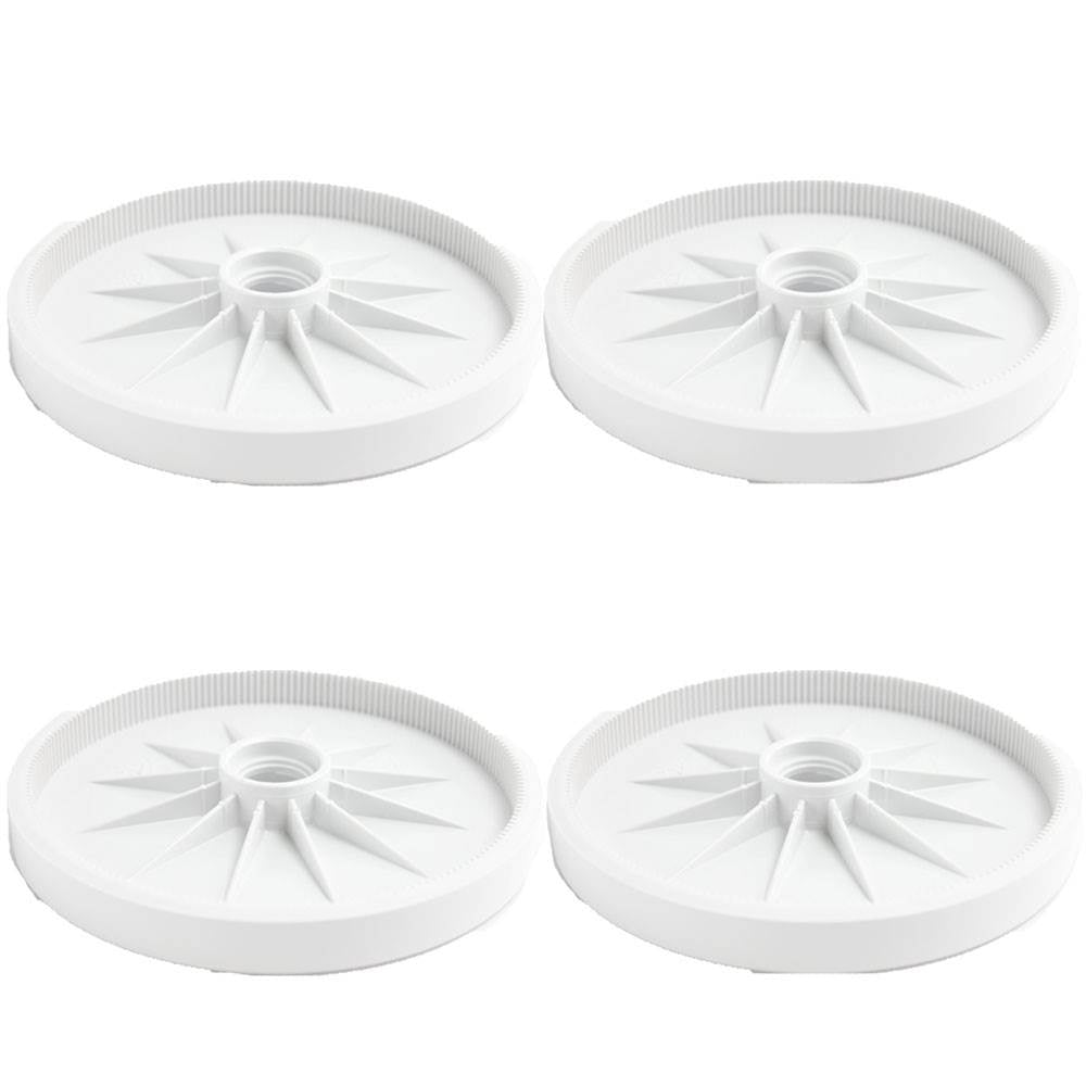 Polaris C6 Large Replacement Wheel for Polaris 180/280 Pool Cleaner C-6 (4 Pack)