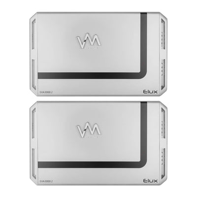 VM Audio EXA3000.2 3000W 2 Channel Car Amplifier Power MOFSET Stereo (2 Pack)