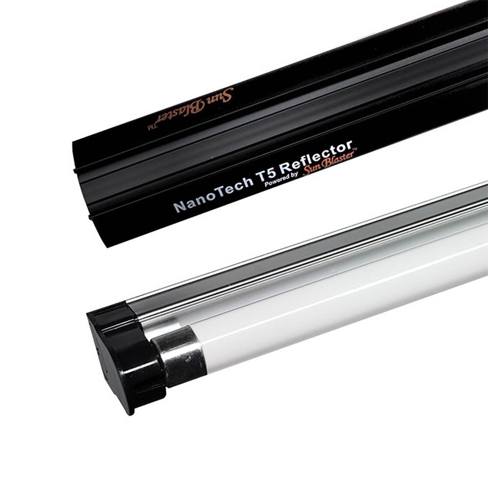 SunBlaster 39W 6400K NanoTech T5HO Reflector with 3 Foot Light Fixture, 6 Pack