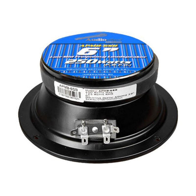 Audiopipe APMB-6SB 250 Watt 6" Low Mid Frequency Car Audio Loudspeakers (8 Pack)
