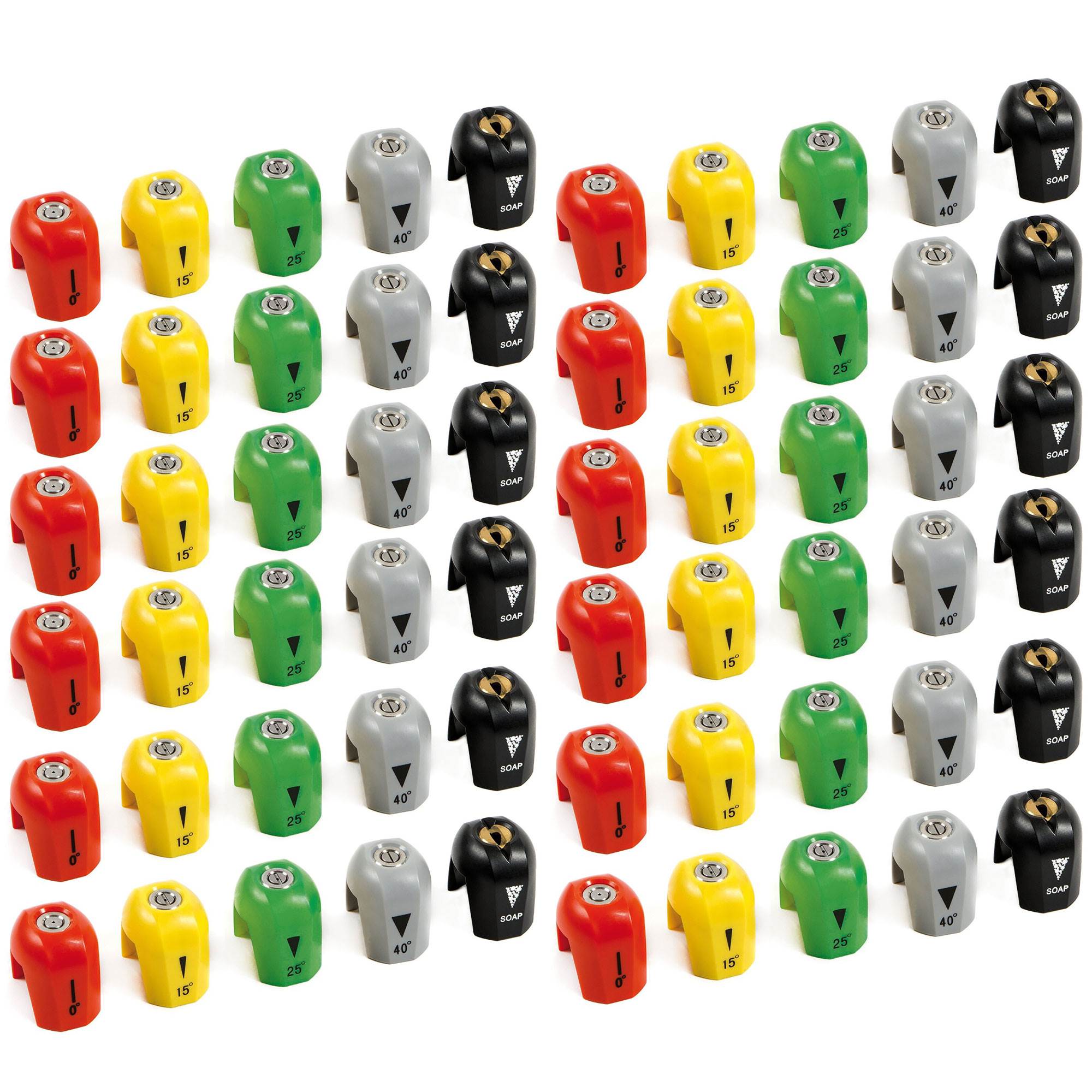 Sun Joe Electric Pressure Washer Quick-Connect Spray 5-Tip Set (12 Pack) - VMInnovations