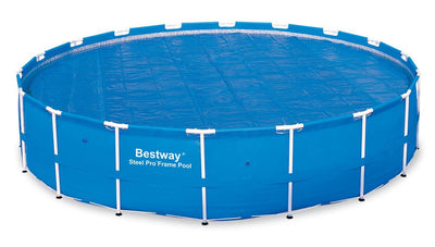 Bestway 18 Foot Round Above Ground Swimming Pool Solar Heat Cover (6 Pack)