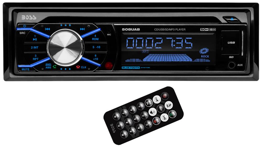 Boss In Dash CD Car Player USB MP3 Stereo Audio Receiver Bluetooth (5 Pack)