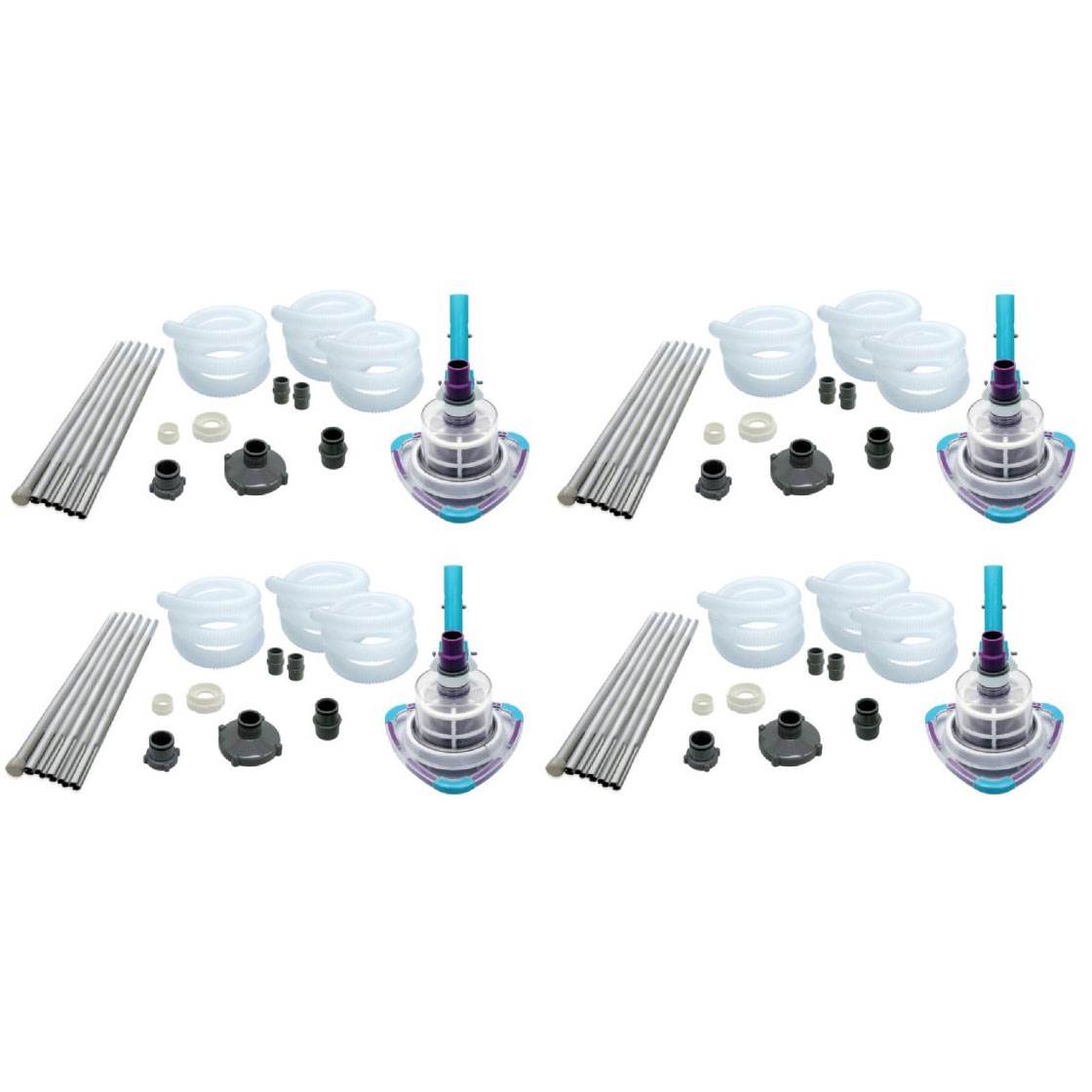 Kokido V-TRAP Vac Soft Sided Swimming Pool Vacuum Cleaner System (4 Pack)
