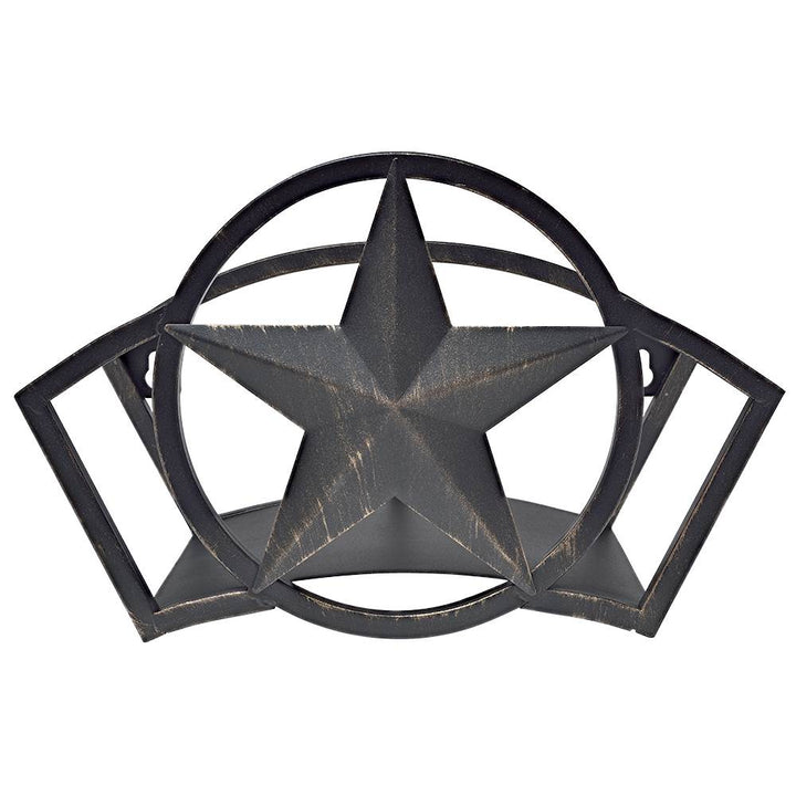 Liberty Garden Decorative Steel Liberty Star Garden Hose Wall Rack (2 Pack)