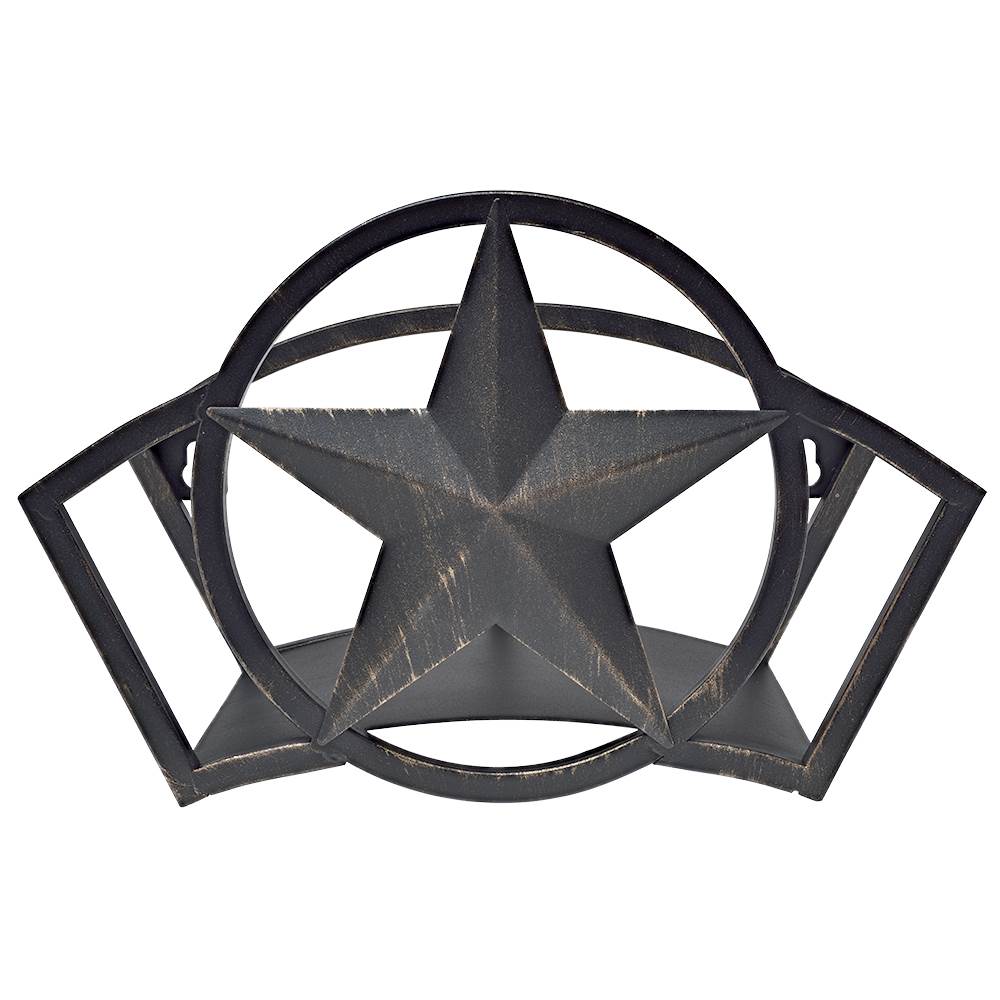 Liberty Garden Decorative Steel Liberty Star Garden Hose Wall Rack (6 Pack)