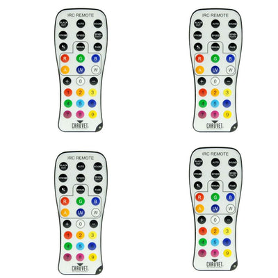 Chauvet DJ IRC & Freedom Lights Wireless Infrared Remote Control (4 Pack)