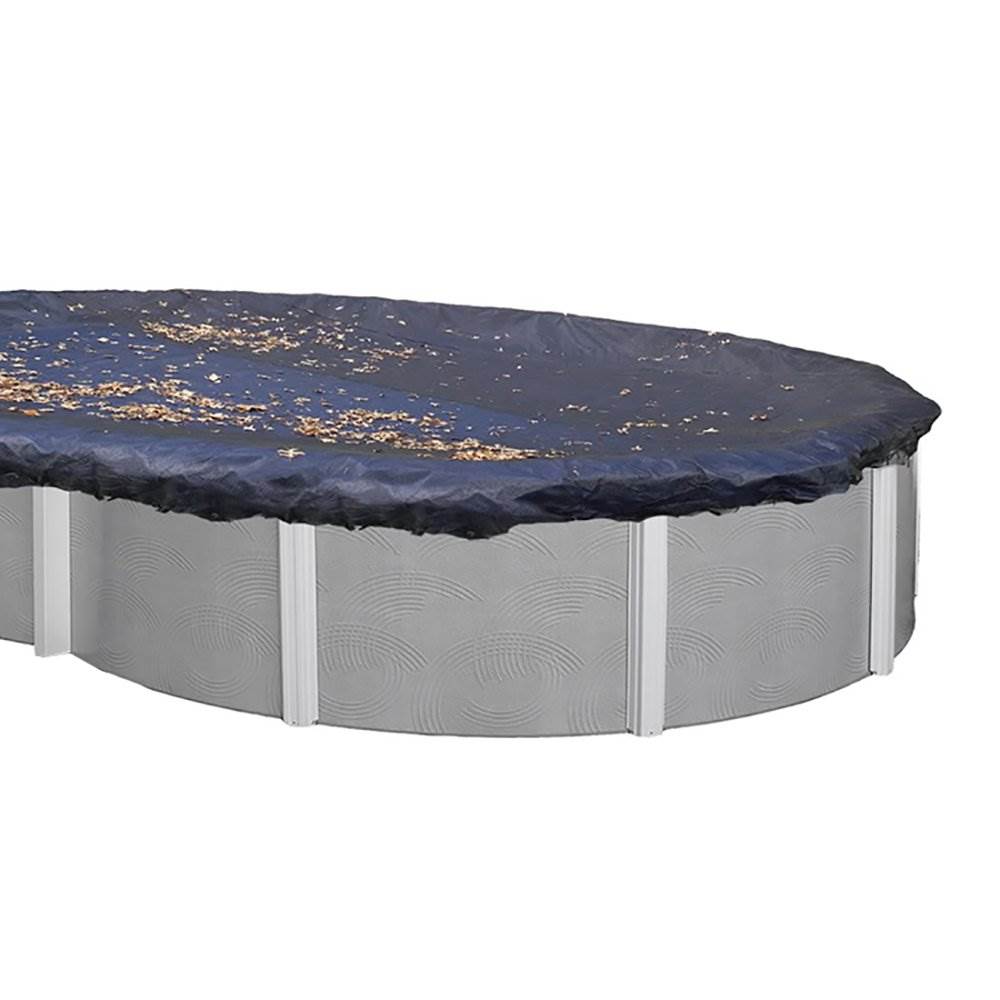 Swimline 15 x 30 Foot Oval Above Ground Winter Swimming Pool Cover (2 Pack)