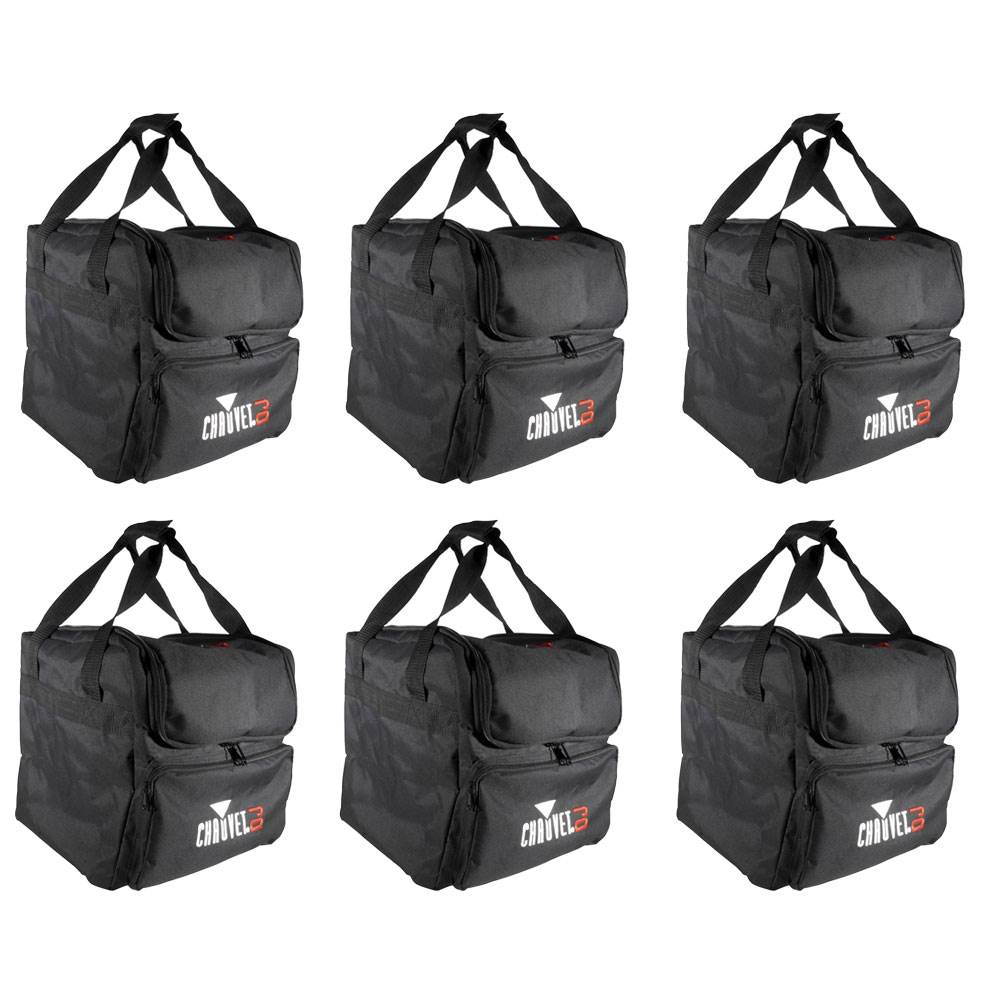 Chauvet DJ Soft Sided Transport Bag for Circus Swarm 5 FX Gobo Zoom (6 Pack)