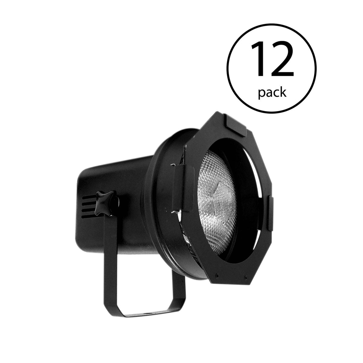 American DJ 150W Lightweight Professional Metal Par Can Stage Light (12 Pack)