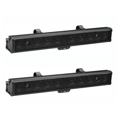Boss Audio 700 W 34" Bluetooth USB/SD/FM Radio Soundbar System, Black (2 Pack)