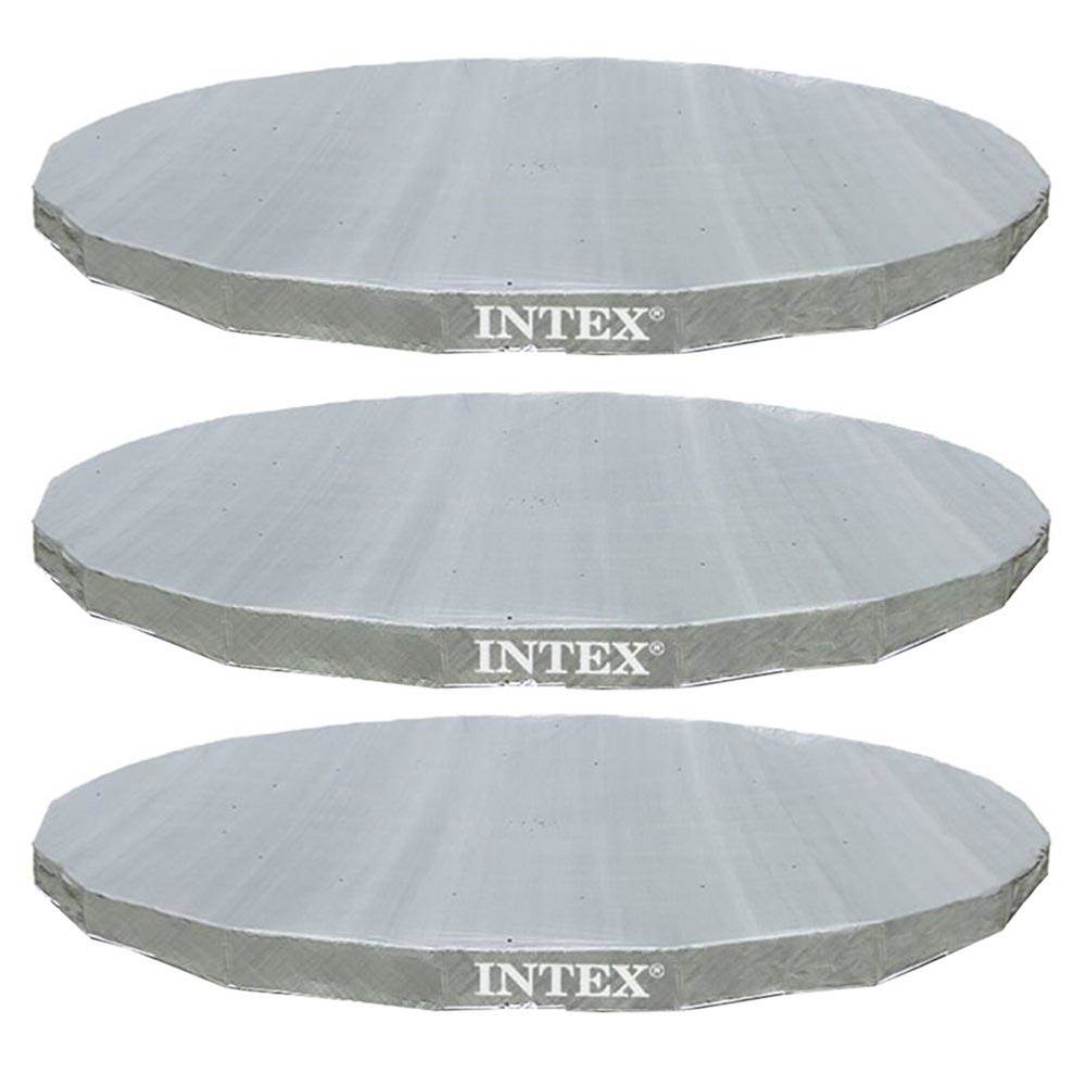 Intex 18' Ultra Frame Swimming Pools UV Resistant Deluxe Debris Cover (3 Pack) - VMInnovations