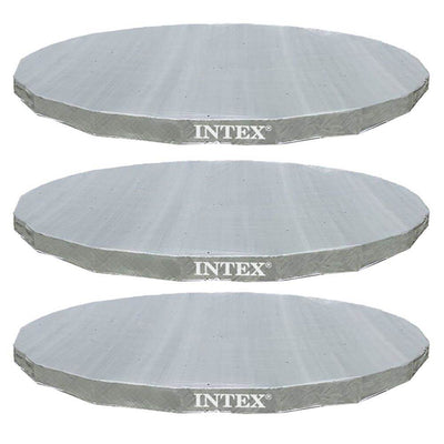 Intex 18' Ultra Frame Swimming Pools UV Resistant Deluxe Debris Cover (3 Pack) - VMInnovations