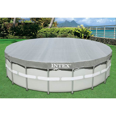Intex 18' Ultra Frame Swimming Pools UV Resistant Deluxe Debris Cover (6 Pack)