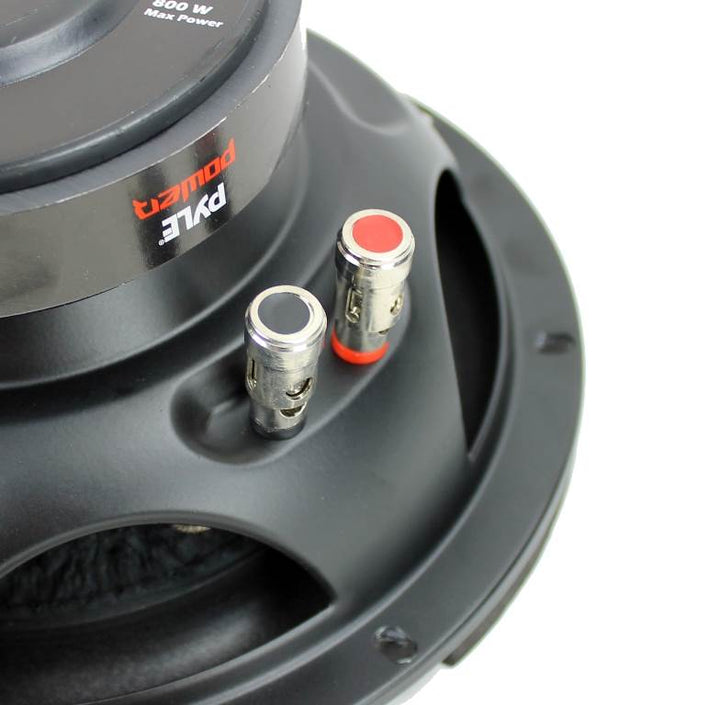 Pyle PLPW8D 8" 800W Car Audio Subwoofer Sub Power Woofer 4 Ohm Black (8 Pack)