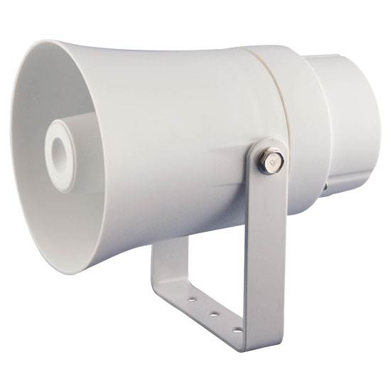 PYLE Aluminum 5.6" Indoor Outdoor PA Horn Speaker 70 Volt 8 Ohms, White (4 Pack) - VMInnovations