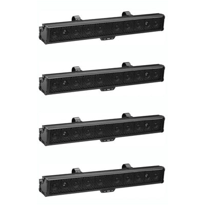 Boss Audio 700 W 34" Bluetooth USB/SD/FM Radio Soundbar System, Black (4 Pack)